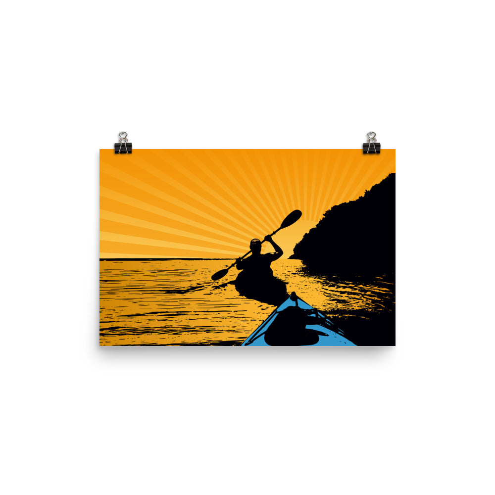 Paddle Happy Art Print