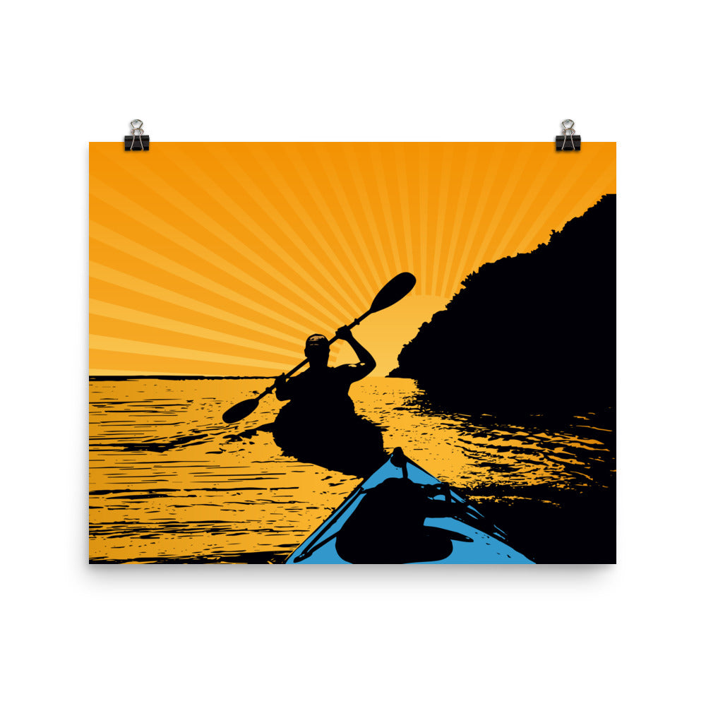 Paddle Happy Art Print