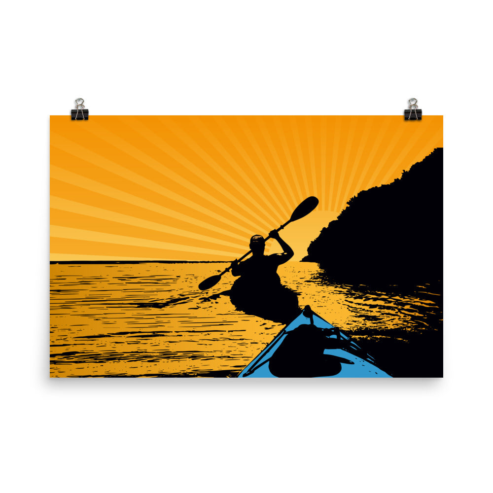 Paddle Happy Art Print